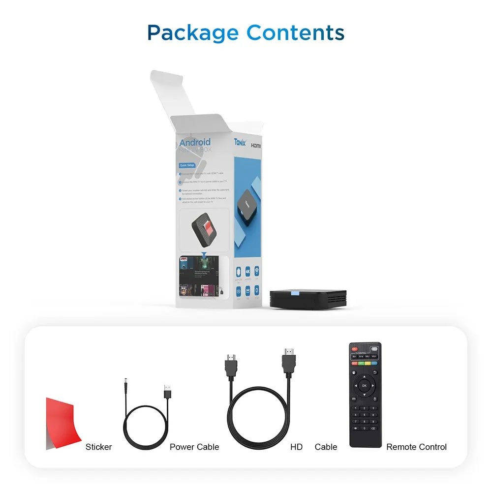 Super Mini Smart TV Box Android 10.0 (2GB+16GB)