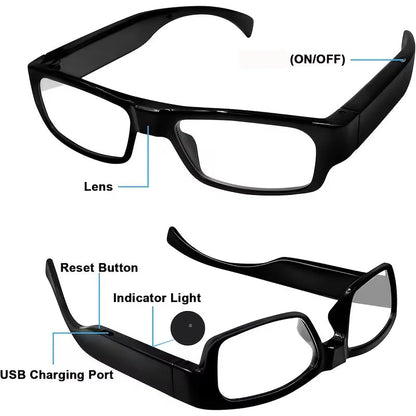 Smart Camera Glasses 1080P HD - Bluetooth Video Recording Glasses With Voice Control