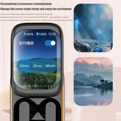 Bluetooth Earbuds – Touch Screen Slider Smart Display