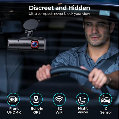 1080P Dual Dash Cam – Front & Rear Car Camera with Night Vision