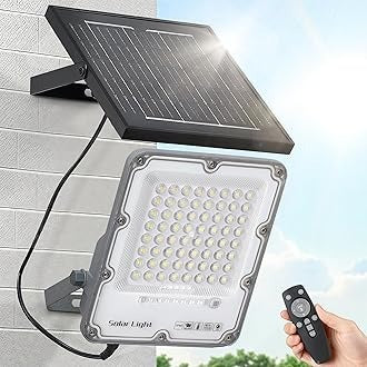 Solar Rechargeable LED Flood Light, 100W, 16500 mAh, Waterproof