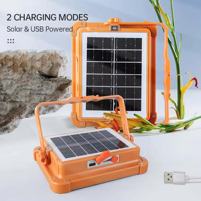 Solar Rechargeable LED Flood Light, 100W, 16500 mAh, Waterproof