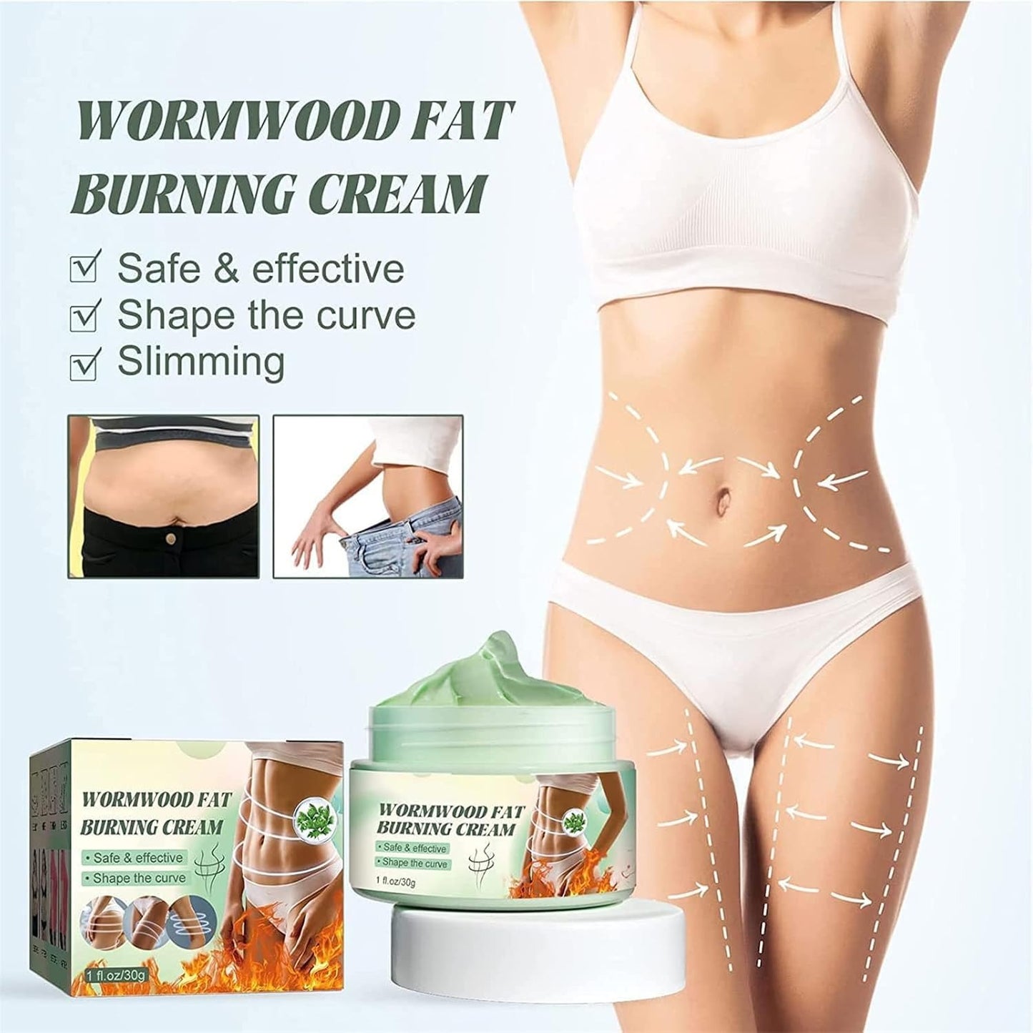 Wormwood Fat Burning Cream - Fast Results✅